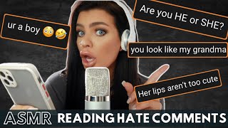 ASMR Reading Your Hate Comments 😢❌ [upl. by Enyalb787]