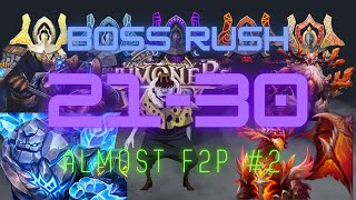 Boss Rush F2p Wave 2130 Summoners War [upl. by Renrew]