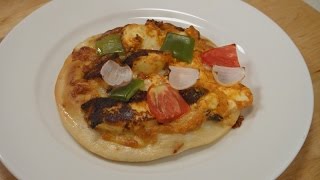 Paneer Tikka Pizza  Sanjeev Kapoor Khazana [upl. by Adilem]