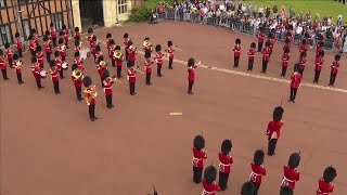 911 anniversary US anthem at UKs royal castle [upl. by Alison832]