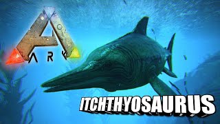 Taming A Ichthyosaurus  Ark Survival Evolved  The Island [upl. by Meisel823]