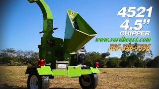 Yardbeast 4521 45quot  624cc Commercial Wood Chipper [upl. by Avon]