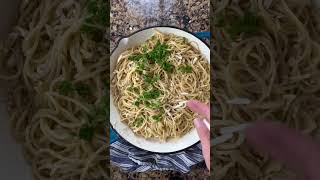 Browned Butter Mizithra Cheese dinnerideas easyrecipe pastarecipe pasta castiron [upl. by Eilsel]