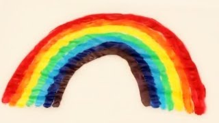 How to make a Wax Paper Rainbow [upl. by Yoccm]