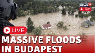 Budapest Flood 2024 LIVE  Swollen River Near Hungarys Parliament Building in Budapest  N18G [upl. by Halima595]