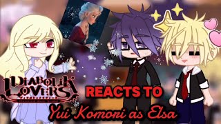 Diabolik Lovers reacts to Yui as Elsa [upl. by Caty]