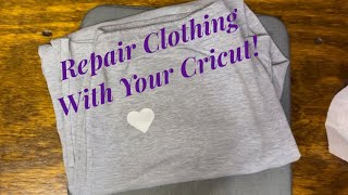 Quickly repair hole in clothing using your Cricut [upl. by Alesandrini]