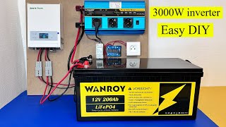 how to install a home solar energy storage system Complete installation wanroy [upl. by Jyoti]