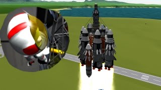 KSP  Eve Lander KSC based test  ladder design and flight performance [upl. by Ainorev]