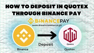 How to Deposit in Quotex through Binance pay  How to Deposit in Quotex Through Binance quotex [upl. by Halona]