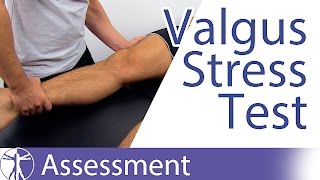 Valgus Stress Test of the Knee  Medial Collateral Ligament [upl. by Whitnell623]