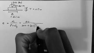 Maximum bearing stress underneath a square concrete footing [upl. by Machutte]