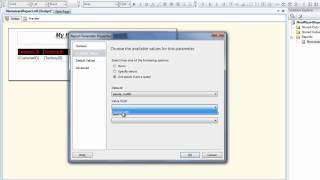 SSRS Tutorials Lesson 6  Creating a SSRS Report with cascading parameters [upl. by Aikenat]