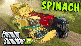 SPINACH IS NEW TO FARMING SIMULATOR 25 [upl. by Maddocks]