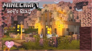 The Cutest Barn Ever🌸  Episode 2  Minecraft Cute Cottagecore Lets Play 120 [upl. by Madlin]