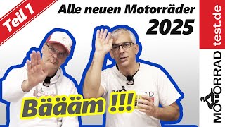 Neue Motorräder 2025  Alle neuen Bikes für 2025  Teil 1 [upl. by Power507]