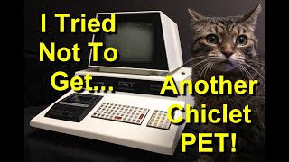 Chiclet Keyboard Commodore PET 2001 Datasette  Test RAM Chips In Screen RAM Sockets  Episode 2450 [upl. by Frederiksen]