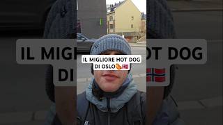 Il migliore hot dog di Oslo shorts food cibo hotdog streetfood [upl. by Modestia]