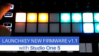 Launchkey Mini MK3 Firmware Update with Studio One [upl. by Myer693]