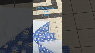 Trimming halfsquare triangle sewing quilter quilting [upl. by Ynnaej]