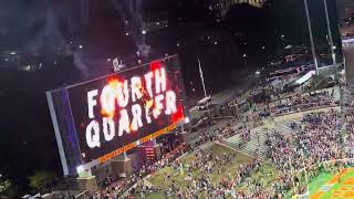 Clemson 4th Quarter Video amp Light Show vs The Citadel 2024  Clemson Football [upl. by Annaer333]