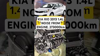 KIA RIO 2013 14L COLD START VƏ MÜHƏRRİKDƏN GƏLƏN SƏS [upl. by Meesan]