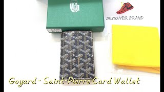 Goyard  SaintPierre Card Wallet Review [upl. by Hamforrd]