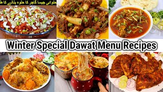 Winter Special Dawat Menu Recipes By Chef Maria  Dawat Special Recipe [upl. by Ingunna]