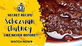 Secret Recipe Schezwan Chutney Restaurant Style [upl. by Nwadrebma]