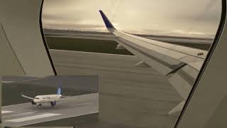 Turbulent Approach  A320neo landing in Toronto Microsoft Flight Simulator [upl. by Nirol]