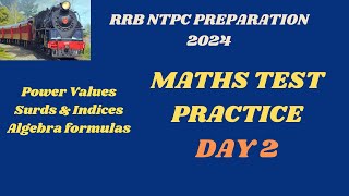 RRB NTPC 2024 MATHS TEST DAY 2  RRB NTPC PREPARATION IN TAMIL [upl. by Ardnnek]