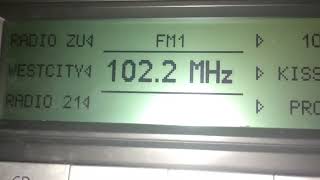 RADIO S4  Beograd 🇷🇸  1022 MHz received in Timșoara 🇷🇴 [upl. by Teodoor]