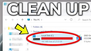 How to Clean Up Disk Space in Windows 11 [upl. by Coco]