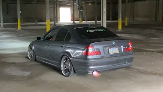 BMW E46 gets a Valvetronic universal valved muffler Sound clips [upl. by Enylekcaj]