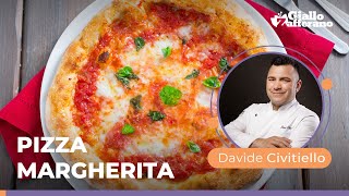 La ricetta ORIGINALE della PIZZA MARGHERITA alla NAPOLETANA i segreti dello Chef Davide Civitiello😍 [upl. by Alyk]