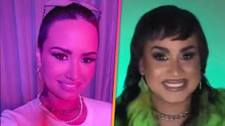 See Demi Lovato’s Epic Reaction to Drag Queens TRANSFORMATION [upl. by Novihc]