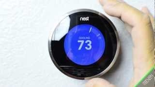 Demo Nest Learning Thermostat [upl. by Imiaj861]