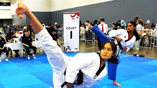 Lima Taekwondo Academy GOLD MEDAL in POOMSAE KORYO at 2023 Los Angeles Invitational Championship USA [upl. by Aneerak]