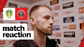 Rhys NorringtonDavies  Sheffield United 02 Leeds United  Post Match Reaction [upl. by Kass]