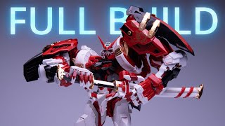 Hi Resolution Gundam Astray Red Frame Powered Red Full Build [upl. by Rekrap]