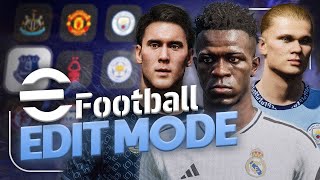 Edit Mode in eFootball 2025  PC Version Shows the Potential [upl. by Jamal]