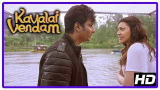 Nee Tholaindhaayo Song  Kavalai Vendam Movie Scenes  Kajal Aggarwal leaves Jiiva  Mayilsamy [upl. by Hermia161]