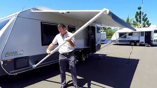 How To Roll Out amp Pack Up Your Roll Out Awning [upl. by Halley]