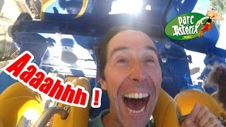 PARC ASTERIX grosses sensations avec OSIRIS la TRACE DU HOURRA et lOXYGENARIUM [upl. by Barbe985]