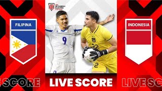 🔴LIVE SCORE  FILIPINA VS INDONESIA  AFF CUP 2022 [upl. by Anaihk]