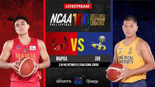 Mapúa vs JRU Men’s Basketball  NCAA Season 100  Replay [upl. by Mazurek]