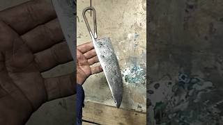 Handcrafting a Solid Metal Knifeshort viralvideos [upl. by Nosrak]