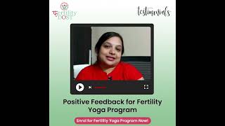 From Infertility to Pregnancy A Success Story of Fertility Yoga Program [upl. by Fabrianne]