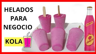 COMO HACER HELADOS CASEROS CREMOSOS DE KOLA LAS RECETAS DE ADELA [upl. by Thane964]