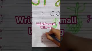 Small letters g How to write Small letters Small letters for kids Small letters writing a to z [upl. by Madigan821]